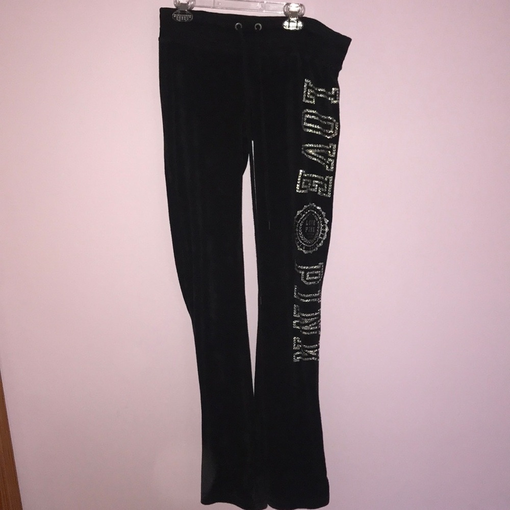 Love pink sweat pants
